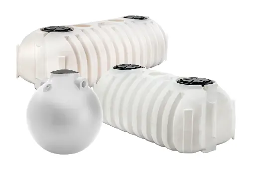 Underground Low Profile Storage Tank Configuration